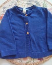 Gilet bleu obaibi neuf 6mois