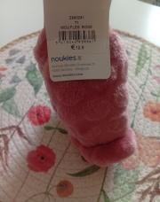 Moufles roses noukie's t 1 neuf