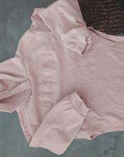 Pull asymétrique rose BOSTON SHEIN