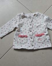 Gilet sergent major 6 mois blanc