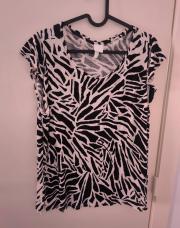 Blouse H&M noir et blanc 