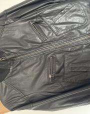 Blouson cuir noir 