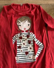 T shirt rouge fille 8 ans 