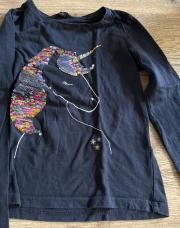 T shirt noir licorne 8 ans 