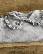 Pull col Claudine Lavande 