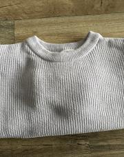 Pull tricot mauve 3-4 A