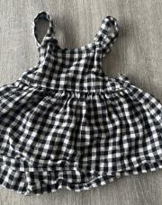 Robe à carreau 74 cm 