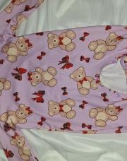 Pyjama nounours mauve 