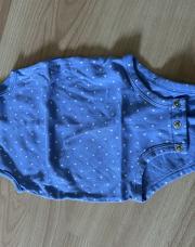 Body bretelle bleu 18m 