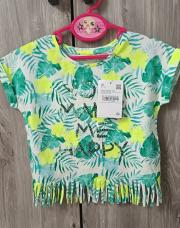 T-shirt feuillage fluo neuf Palomino - Taille 92