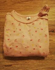 Pijama rose cerises et fraises 80 cm