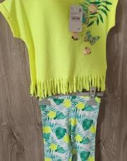 Ensemble vert/jaune fluo neuf Palomino- Taille 92/98