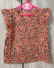 T-shirt léopard terracotta C&A neuf - Taille 98 