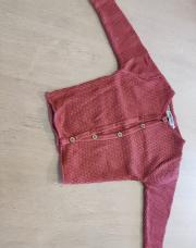 Gilet terracotta 3mois/62cm 
