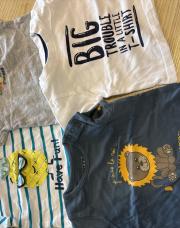 Lot 4 t-shirts - 3 mois