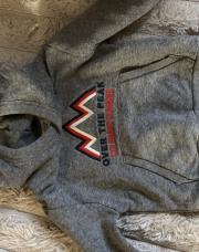 Pull tape à l’œil gris 2 ans 