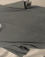 T-shirt effet loose kaki - TU : 36/38 au 44/46 - NEUF !