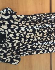 Blouse noire/blanc-L-Masaï
