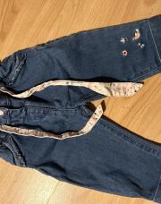 Jeans fleuri 6m