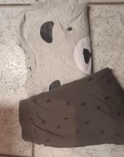 Ensemble ours gris 36 mois 