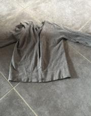 Gilet gris 10 ans