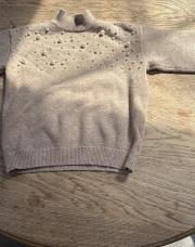 Pull beige à perle 10 ans 