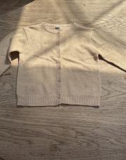 Gilet beige, pailletée, 122, 128