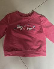 Sweat sergent major 12 mois rose