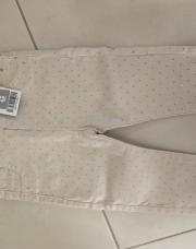 Pantalon okaidi 12 mois beige neuf