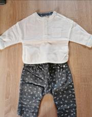 Ensemble chemise et pantalon bateaux Tape à l'œil 3 mois 