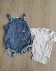 Salopette en jeans H&M 3 mois