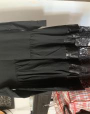 Robe avec dentelle en bas 
