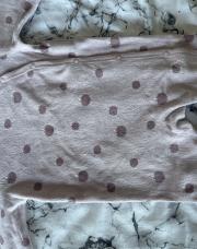 Pyj velours pomme rose 9m