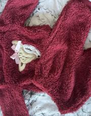 Pyj SHEIN rose chaud 3-6m 