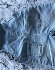 Salopette short jeans 6-9m Primark 