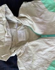 Blouson ZARA beige et vert 2-3 ans