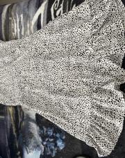 Robe noir et blanc taille s