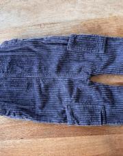 Salopette Bleu velours 12 mois 