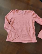 3ans - t-shirt uni rose