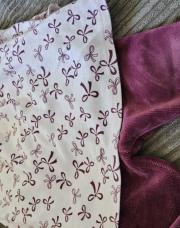 Ensemble blouse + pantalon velour 12 mois 