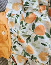 Barboteuse orange 3 - 6 mois shein