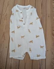 Salopette short cheetah 74cm