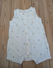 Salopette short bateaux 74cm
