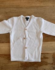 Gilet blanc Kiabi 18 mois