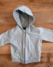 Gilet bleu ciel Kiabi 18 mois