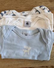 Lot 3 bodys lapin Petit bateau 18 mois