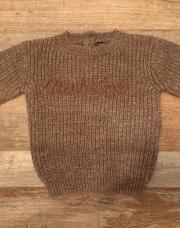 Pull tricot brun Kiabi 24 mois 