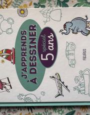Livre J’apprends à dessiner Spécial 5 ans 