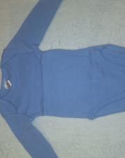 Body longue manche bleue 