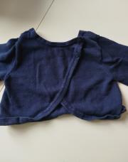 Gilet bleu cache cœur 18m TAO